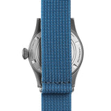 Boderry Watch Co. LANDMASTER - 100M Waterproof Titanium Automatic Field Watch | Blue, view 6