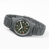 Boderry Watch Co. LANDMASTER - 100M Waterproof Titanium Automatic Field Watch | Green-bracelet, view 4