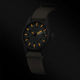 Boderry Watch Co. LANDMASTER - 100M Waterproof Titanium Automatic Field Watch | White, view 2