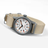 Boderry Watch Co. LANDMASTER - 100M Waterproof Titanium Automatic Field Watch | White, view 5