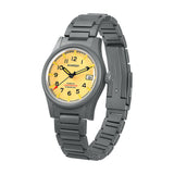 Boderry Watch Co. LANDMASTER - 100M Waterproof Titanium Automatic Field Watch | Yellow-bracelet, view 3