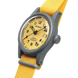 Boderry Watch Co. LANDMASTER - 100M Waterproof Titanium Automatic Field Watch | Yellow, view 3