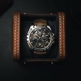 Boderry Watch Co. URBAN SKELETON(TITANIUM) V2.0-Silver Hands - Hi-beat(28,800 bph) with 72 hrs Power-reserve Automatic Watch | Black Dial, view 4