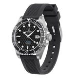 Boderry Watch Co. SEATURTLE.OCEAN(TITANIUM) - Automatic Titanium Diver Watch | Black, view 4
