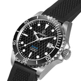 Boderry Watch Co. SEATURTLE.OCEAN(TITANIUM) - Automatic Titanium Diver Watch | Black, view 5
