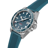 Boderry Watch Co. SEATURTLE.OCEAN(TITANIUM) - Automatic Titanium Diver Watch | Sea Blue, view 5