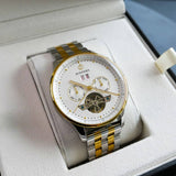 Boderry Watch Co. THE CHECKMATE - Complication Automatic Watch with Date,Day,Month Display -White Gold & Two Tone Bracelet, view 2