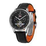 Boderry Watch Co. THE CHECKMATE - Complication Automatic Watch with Date,Day,Month Display -Obsidian & Bracelet, view 5