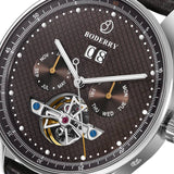 Boderry Watch Co. THE CHECKMATE - Complication Automatic Watch with Date,Day,Month Display-Pelelith & Bracelet, view 2