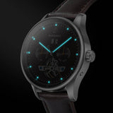 Boderry Watch Co. THE CHECKMATE - Complication Automatic Watch with Date,Day,Month Display-Pelelith & Bracelet, view 3