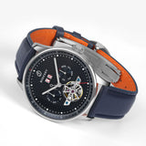 Boderry Watch Co. THE CHECKMATE - Complication Automatic Watch with Date,Day,Month Display -Sapphire & Bracelet, view 5