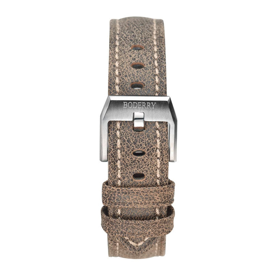 Boderry Watch Co. Boderry Olivedrab Genuine Leather Straps | Suitable for all watches with 20mm lug width