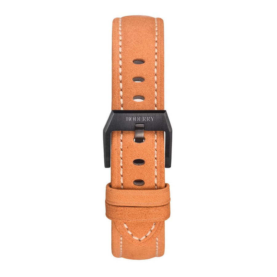 Boderry Watch Co. Boderry Orange Leather Straps | Suitable for all watches with 20mm lug width