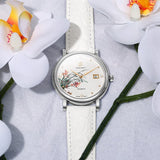 Boderry Watch Co. FLOWER - Swiss Quartz Movement Watch | Silver & Orchid, view 5