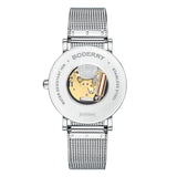 Boderry Watch Co. FLOWER - Swiss Quartz Movement Watch | Silver & Plum Blossom, view 4