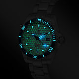 Boderry Watch Co. SEATURTLE.OCEAN(TITANIUM) - Automatic Titanium Diver Watch | Arctic/Ti-bracelet, view 2