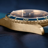 Boderry Watch Co. SEATURTLE.OCEAN(BRONZE) - Automatic Bronze Diver Watch | Sea Blue/FKM Rubber, view 4