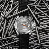 Boderry Watch Co. SEATURTLE.OCEAN(TITANIUM) - Automatic Titanium Diver Watch | Titanium Gray, view 3