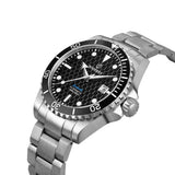 Boderry Watch Co. SEATURTLE.OCEAN(TITANIUM) - Automatic Titanium Diver Watch | Black/Ti-bracelet, view 2