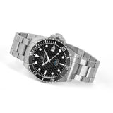Boderry Watch Co. SEATURTLE.OCEAN(TITANIUM) - Automatic Titanium Diver Watch | Black/Ti-bracelet, view 4