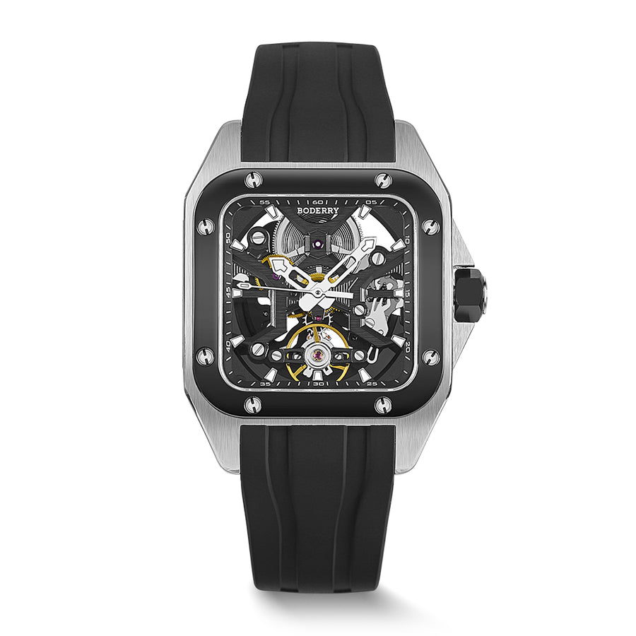 Boderry Watch Co. STORM - Square Automatic Titanium Watch | A10T-01