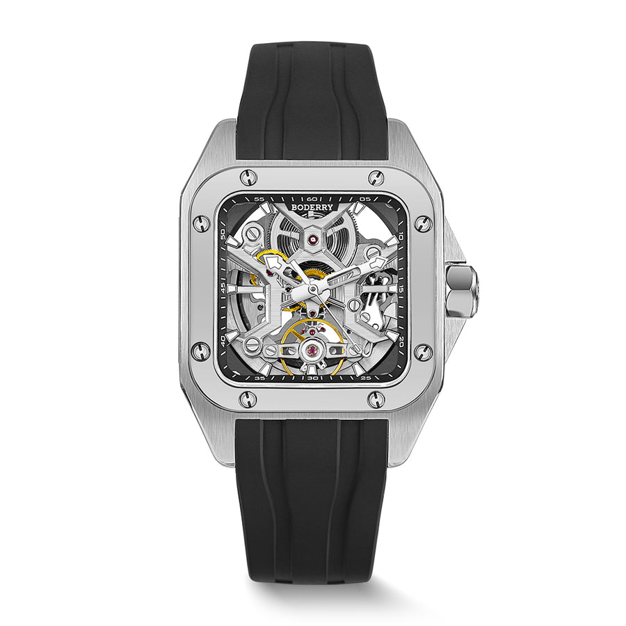 Boderry Watch Co. STORM - Square Automatic Titanium Watch | A10T-04