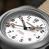 Boderry Watch Co. VOYAGER - 100M Waterproof Titanium Automatic Field Watch | White-bracelet, view 2