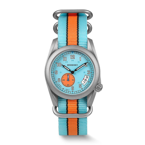 Boderry Watch Co. VOYAGER 38 - 100M Waterproof Titanium Field Watch | 917G