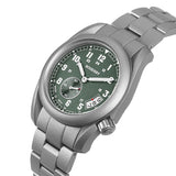 Boderry Watch Co. VOYAGER 38 - 100M Waterproof Titanium Field Watch | Green-bracelet, view 5