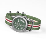 Boderry Watch Co. VOYAGER 38 - 100M Waterproof Titanium Field Watch | Green, view 5