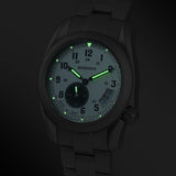 Boderry Watch Co. VOYAGER 38 - 100M Waterproof Titanium Field Watch | White-bracelet, view 2