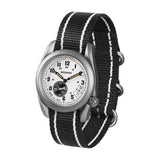 Boderry Watch Co. VOYAGER 38 - 100M Waterproof Titanium Field Watch | White, view 2