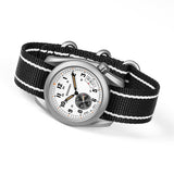 Boderry Watch Co. VOYAGER 38 - 100M Waterproof Titanium Field Watch | White, view 4