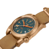 Boderry Watch Co. VOYAGER - 100M Waterproof Bronze Automatic Field Watch | Sandstone Green, view 5