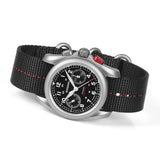 Boderry Watch Co. VOYAGER Chronograph - Titanium Mechanical Field Watch, 100M Water Resistant | Black, view 3