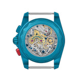 Boderry Watch Co. VOYAGER Chronograph - Titanium Mechanical Field Watch, 100M Water Resistant | Cerulean Blue/Bracelet, view 5