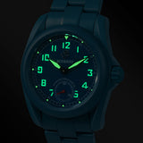 Boderry Watch Co. VOYAGER S72 – 72-Hour Power Reserve Titanium Automatic Field Watch, 100M Water Resistant | Cerulean Blue/Bracelet, view 2