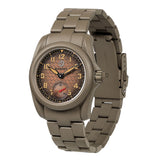 Boderry Watch Co. VOYAGER S72 – 72-Hour Power Reserve Titanium Automatic Field Watch, 100M Water Resistant | Desert Tan/Bracelet, view 3