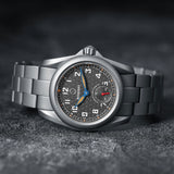 Boderry Watch Co. VOYAGER S72 – 72-Hour Power Reserve Titanium Automatic Field Watch, 100M Water Resistant | Grey/Bracelet, view 2