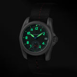 Boderry Watch Co. VOYAGER S72 – 72-Hour Power Reserve Titanium Automatic Field Watch, 100M Water Resistant | Grey, view 4