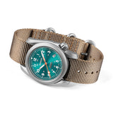 Boderry Watch Co. VOYAGER - 100M Waterproof Titanium Automatic Field Watch | Peacock Green, view 5