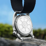 Boderry Watch Co. VOYAGER - 100M Waterproof Titanium Automatic Field Watch | Black-bracelet, view 6