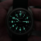 Boderry Watch Co. VOYAGER - 100M Waterproof Titanium Automatic Field Watch | Black, view 2