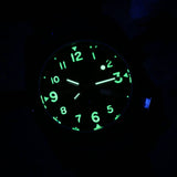 Boderry Watch Co. VOYAGER - 100M Waterproof Titanium Automatic Field Watch | Claret-Day,Date, view 2
