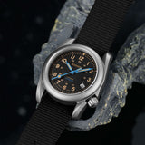 Boderry Watch Co. VOYAGER - 100M Waterproof Titanium Automatic Field Watch | Vintage Noir-bracelet, view 4