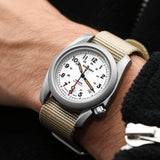 Boderry Watch Co. VOYAGER - 100M Waterproof Titanium Automatic Field Watch | White, view 2
