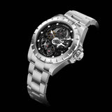 Boderry Watch Co. WINDMILL - Original Skeleton Hi-beat(28,800 bph) with 72 hrs Power-reserve Automatic Watch | Black Dial & Bracelet, view 6