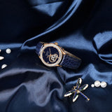 Boderry Watch Co. DRAGONFLY - Luxury Women Automatic Watch | Crystal Gold Case, view 4