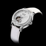 Boderry Watch Co. DRAGONFLY - Luxury Women Automatic Watch | Crystal Silver Case, view 2