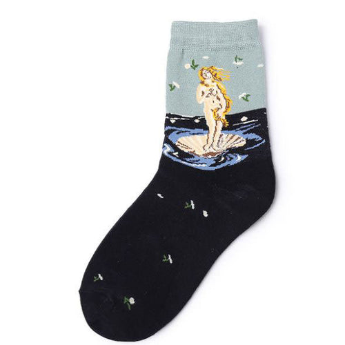 Boogzel Apparel 2.0 Birth of Venus Botticelli Socks